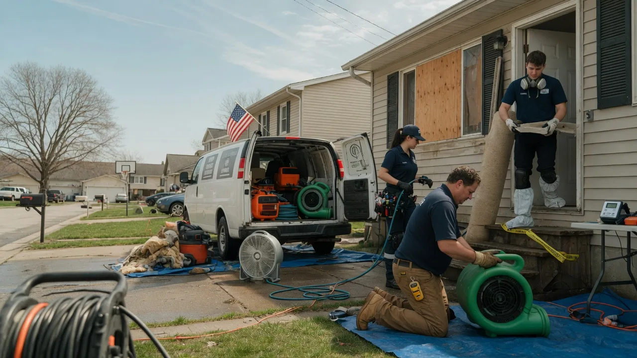 Water Damage Restoration in Dana, IN near me